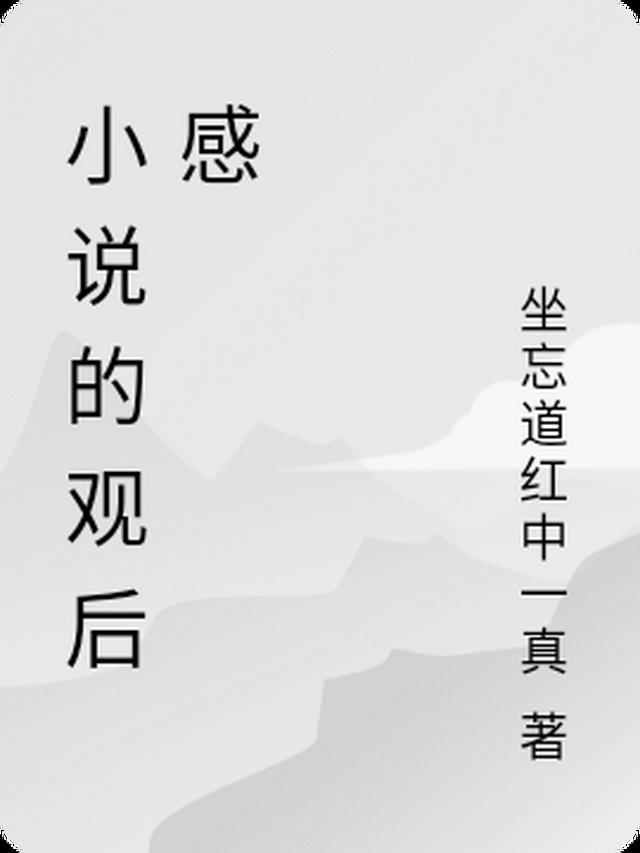 小说的观后感